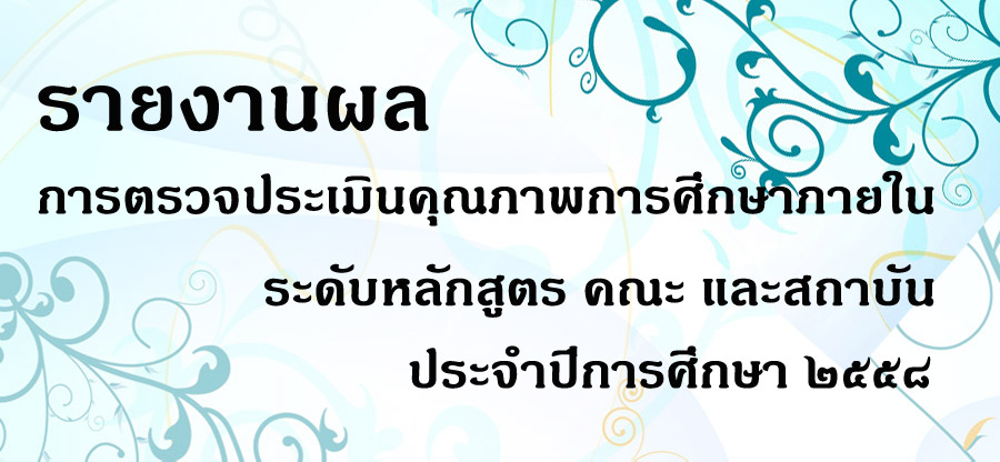 รายงานผลการตรวจประเมินปี58